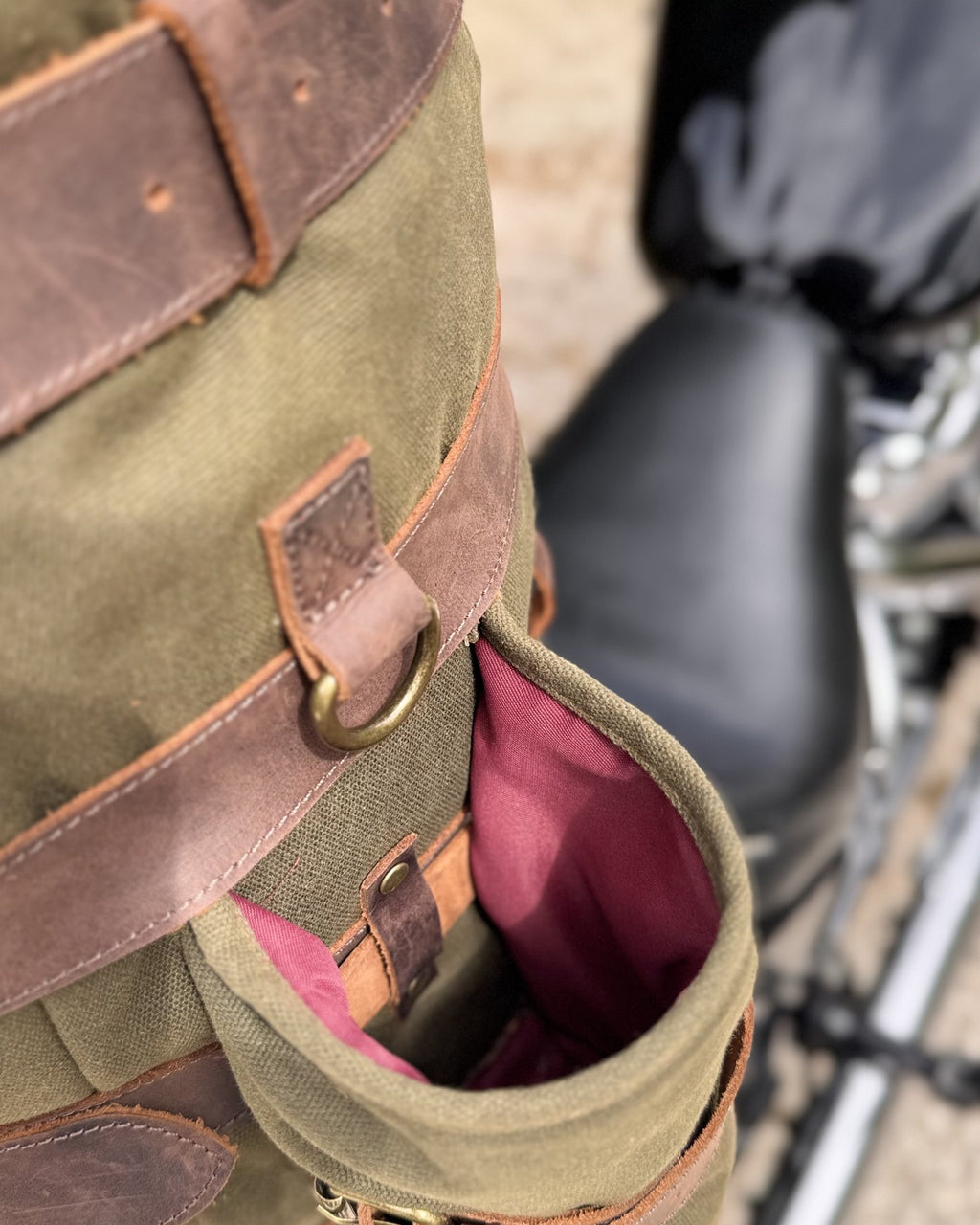 The Nomad Duffle - 65L Sissy Bar Bag