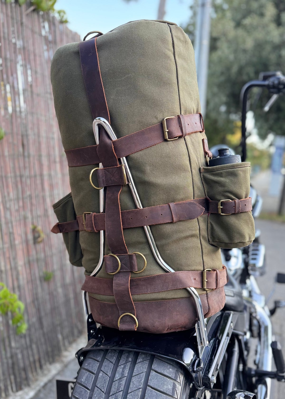 The Nomad Duffle - 65L Sissy Bar Bag